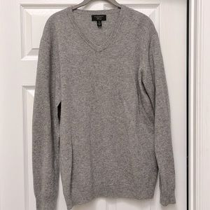 Cashmere V neck sweater.  100% cashmere
